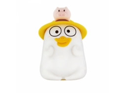 Paipa Duck Silicone Night Light Bedroom Bedside Table Cute Ornament BRILVIBERA (cáqui)