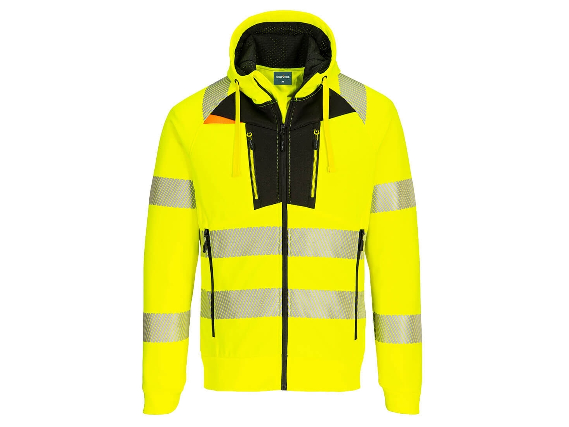 Moletom Com Capuz Dx4 Hi-vis – Alta Visibilidade E Conforto Laranja E Preto / 4xl