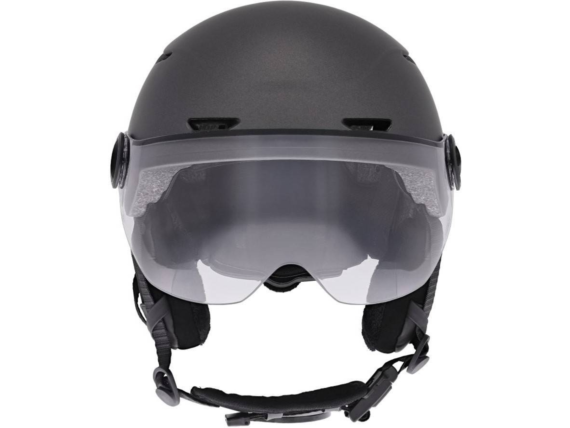 Capacete LED T'NB  com Luz de Freio Automática Tamanho L (59 a 61 cm - Cinzento)
