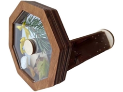Kit de Caleidoscópio de Madeira Artesanal para Crianças SFUSHOS