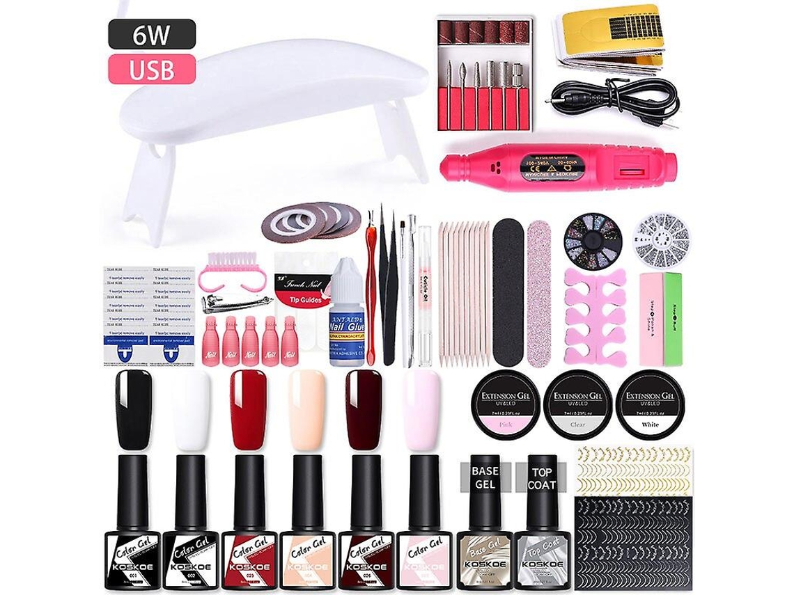 Conjunto De Manicure E Secador De Unhas Com Lâmpada Led VONKELIOS