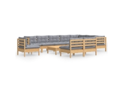 Garden Lounge Set, Garden Lounge Sets Vidaxl Cinzeto Madeira De Pinho (n/a)