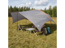 Vidaxl Tarp De Camping Resistente À Água Cinza E Laranja