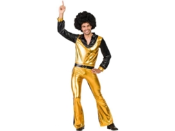 Fato de Homem DISFRAZZES Disco Dourado (Tam: M/L)
