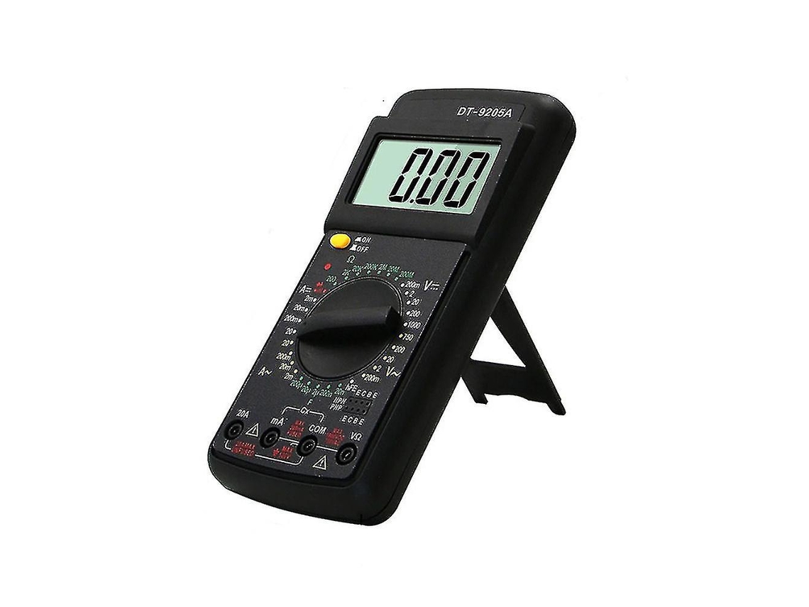 Lurelia Multímetro Digital, Xl830l, 200 V, 600 V, 200 A, Alcance Automático, Luz De Fundo, Temperatura Para Tensão, Corrente E Resistência Ref. 495
