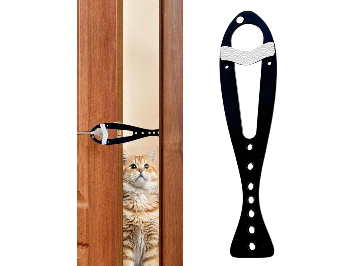 Trava De Segurança Porta Com Gatos