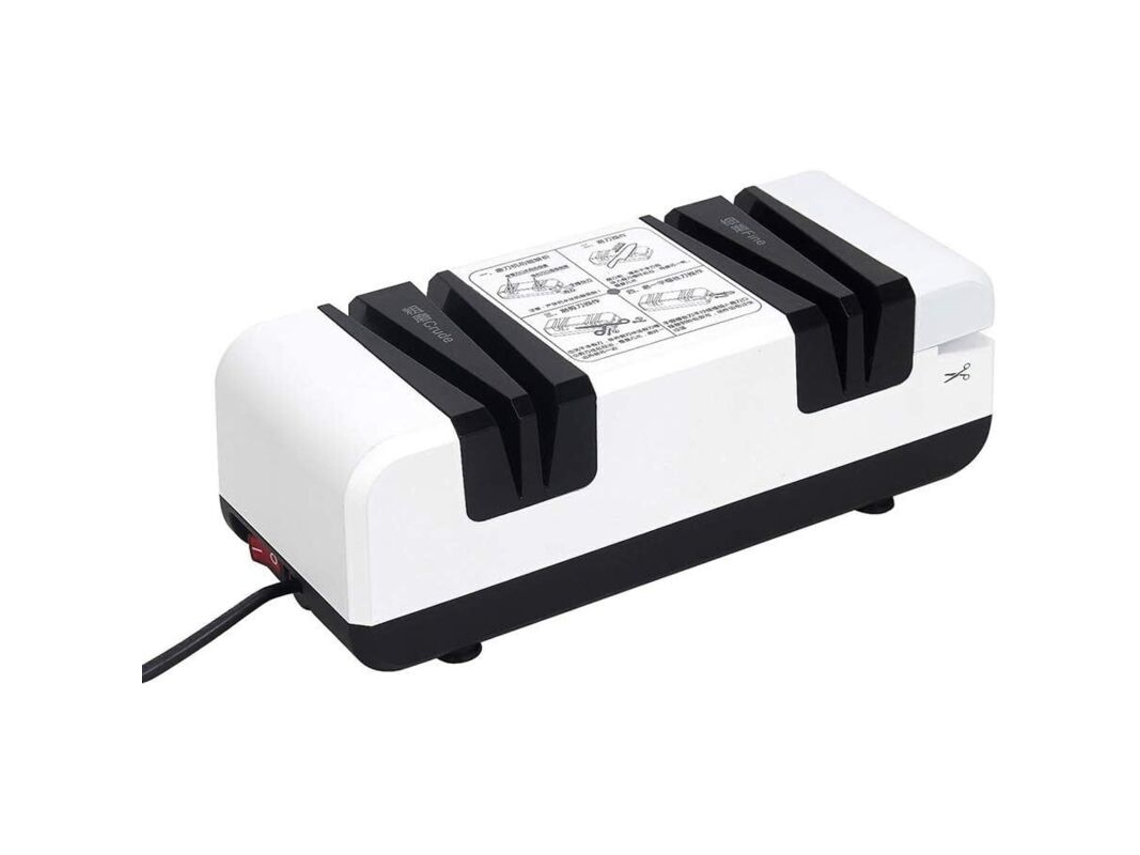 Afiador De Facas Elétrico Profissional 3 Etapas Para Cozinha, Tesouras E Chaves Fenda. Compatível Com A Maioria Das Marcas. Aquaforge