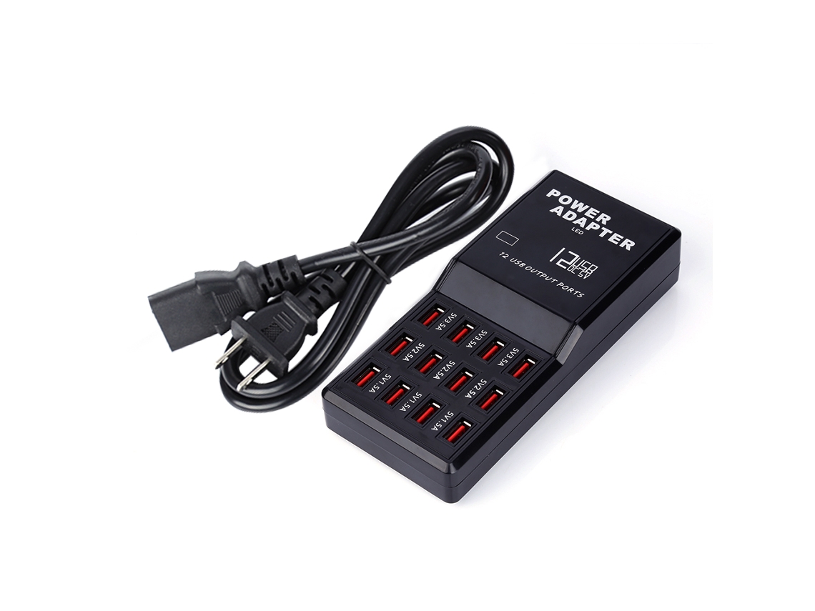 Carregador EOOCOO (carregamento Rápido Usb com 12 Portas)