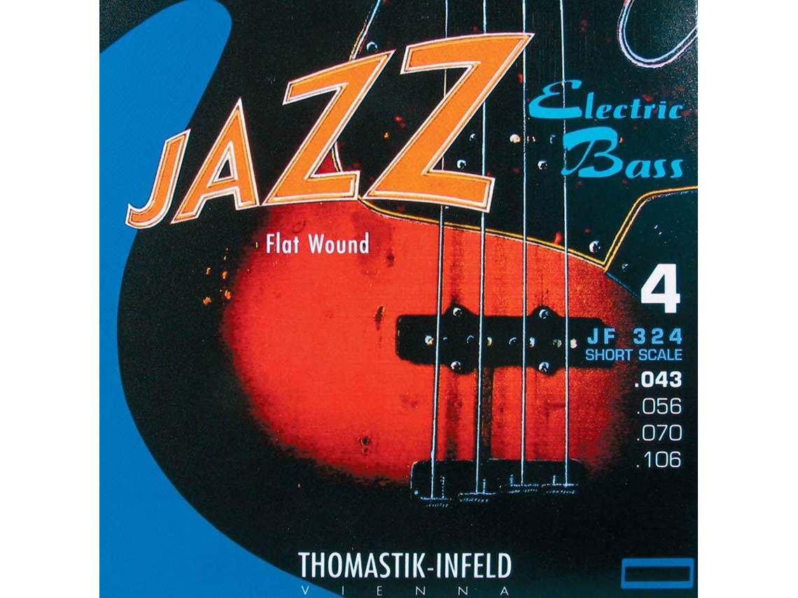Thomastik String Set Bass Nickel Flatwound Shortscale 043056070106