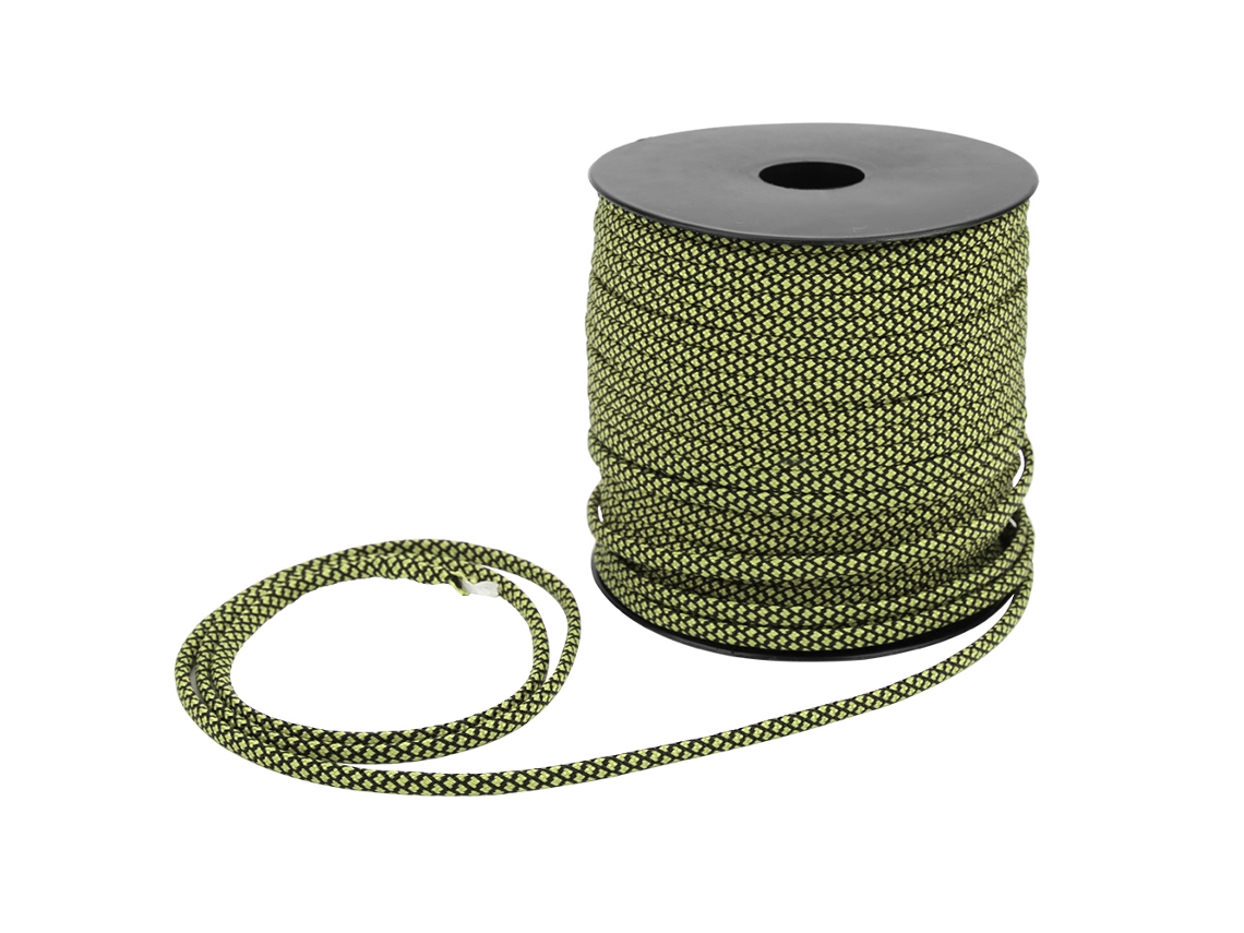 Corda de Resgate AQUAFORGE em Paracord, 50 M, 4 Mm, Verde e Preta