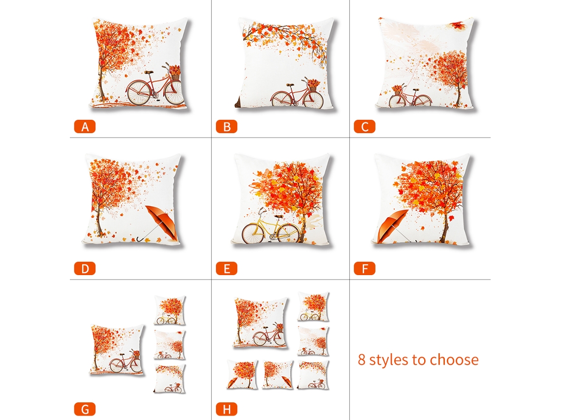 Capa de almofada decorativa de cacto, algodão linho, 20x20 polegadas, sofá cama S/MARCA