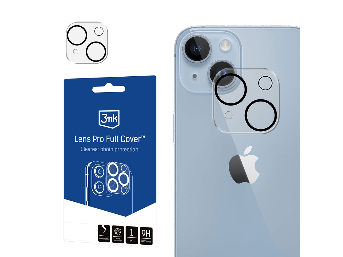 Capa Protetora Completa 3mk Lens Pro Para Apple Iphone 13 Mini 13 Com Proteção Abrangente