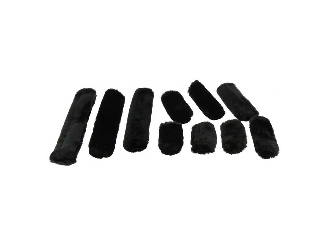 Protetor de Cabresto Teddy Preto Ponyequitheme