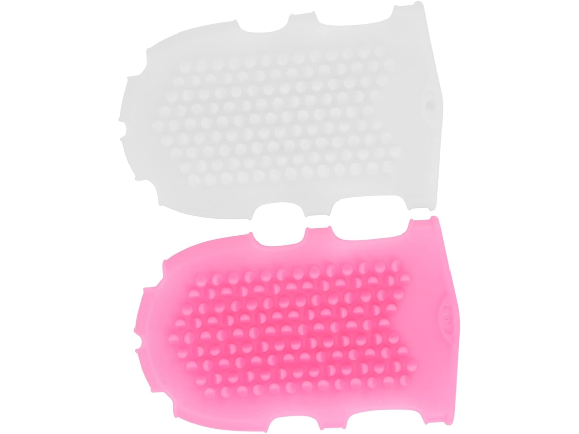 Conjunto De 2 Escovas Massagem Silicone Seguras, Escova Esfoliante Corporal Para Spa E Cuidados Com A Pele