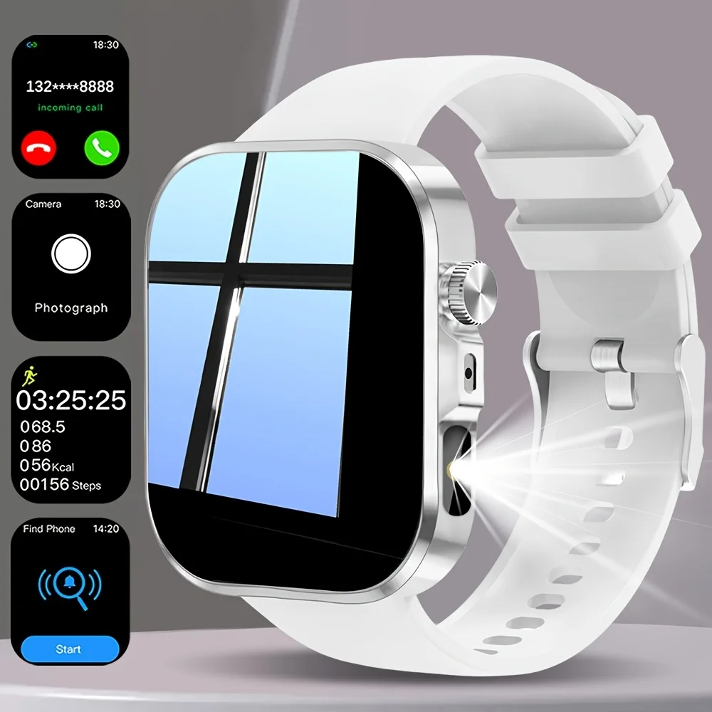 (prateado) Smartwatch Multifuncional Com Diversos Modos Esportivos E Chamadas Sem Fio.