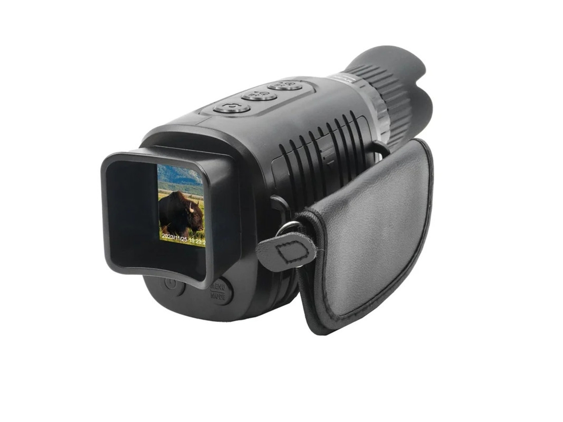 Monóculo De Visão Noturna Monocular Infravermelho 1080p Para 100 De Escuridão Viagens Acampamento Caça Vigilância Preto Bestvite