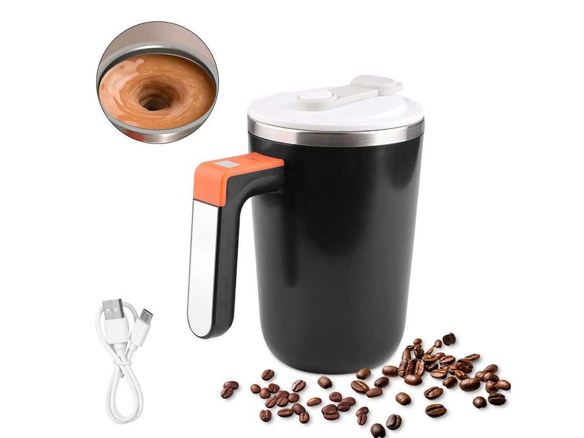 Copo Auto Misturador LAXISCREED 300ml Inox 304 Recarregável