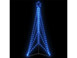 Vidaxl Led Árvore De Natal 363 Leds Azul 182 Cm