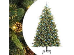 Árvore De Natal Artificial Vidaxl Verde Pvc (240 Cm)