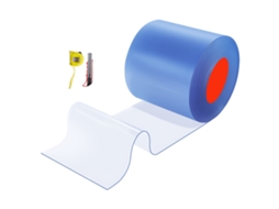 Cortina De Tiras Succebuy Pvc Cortina De Porta Rolo De Tiras Plástico 30,8x0,3 M