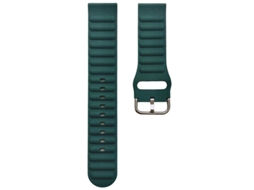 Bracelete para Smartwatch universal de silicone de cor única de 18 mm (verde escuro)