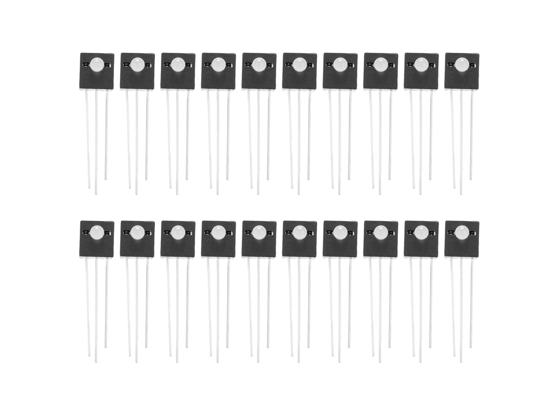 AWTS Suportes LED Diodo 3mm Verde e Vermelho com 1 buraco