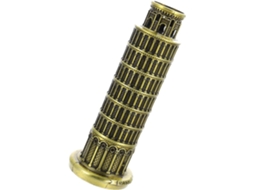 Enfeite Delicado Dourada Estilo Retrô Modelo Torre Decoração Presentes Mesa Liga Pisa GOKOCO