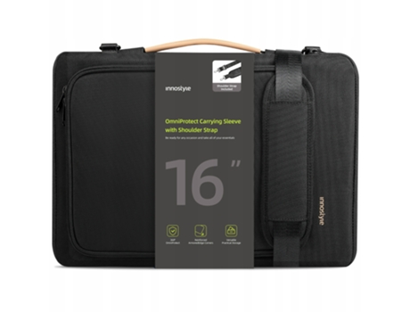 Capa à prova d'água Innostyle Omniprotect para laptops de 15, 6 e 16 polegadas com alça