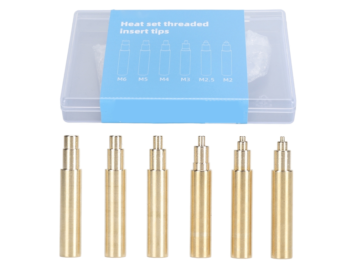 Pontas de solda com inserto termofixado M2-M6 para impressora 3D Hakko FX 888D Weller SP40NKUS