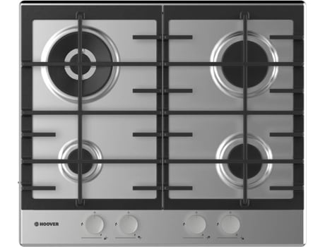 Placa de Gás HOOVER HHG 6BR4 MX (Gás Natural - 59.5 cm - Inox) — Gás Natural | Largura: 60 cm