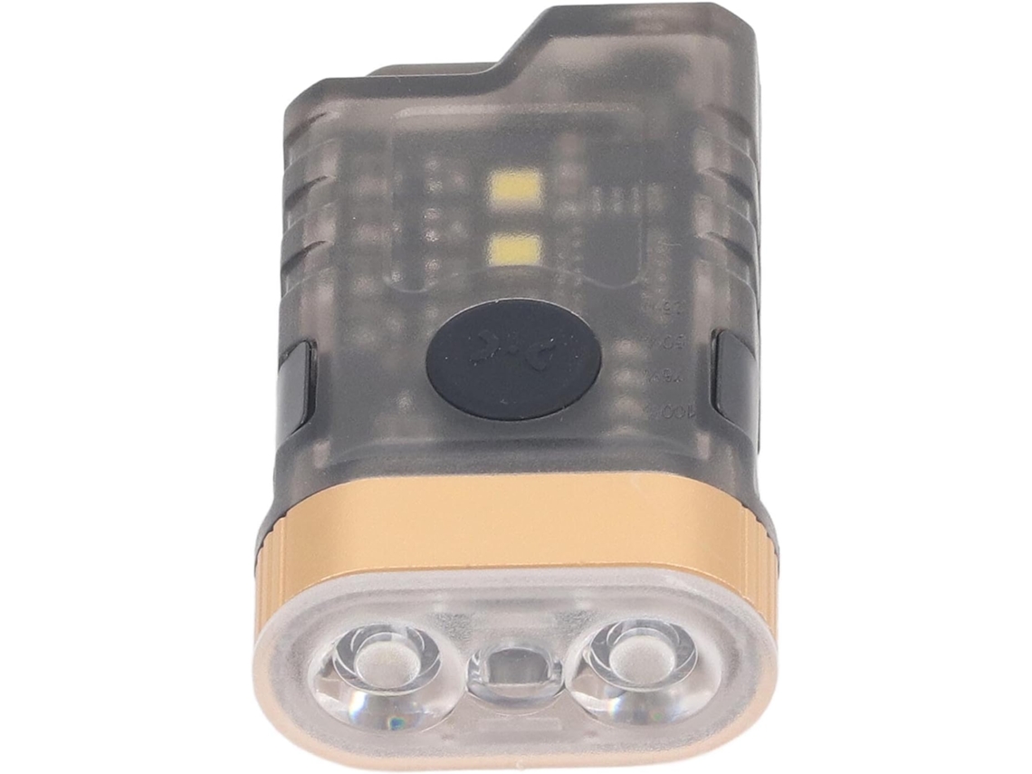 Mini Lanterna Led Recarregável De Chaveiro, 1500 Lúmens, Com Base