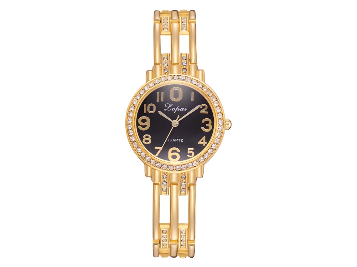 Relógio de Pulso Feminino Lvpai de Moda com Redondo Analógico Quartzo Elegante Leisure