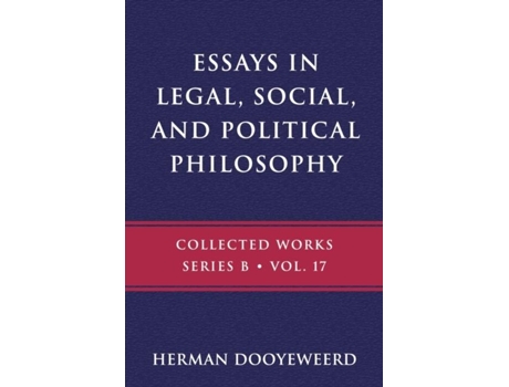 Livro Essays in Legal, Social, and Political Philosophy de Herman Dooyeweerd (Inglês)