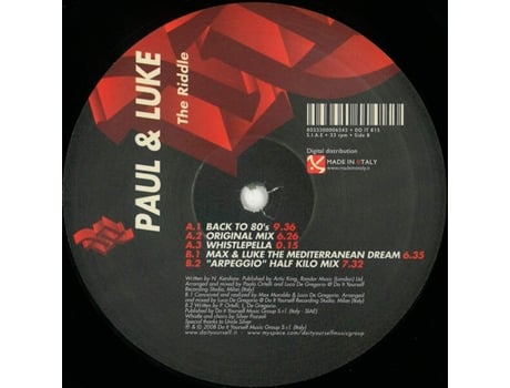 Vinil The Riddle Do It Yourself Entertainment