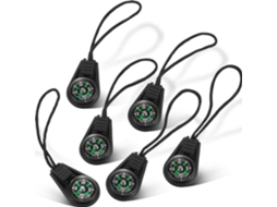 Mini bússola de 6 peças para sobrevivência, camping, trilhas AQUAFORGE