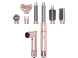 Secador De Cabelo Dobrável Com Ar Quente, Redução De Ruído, Modelador De Cachos, Padrão Europeu Mdug (rosa)