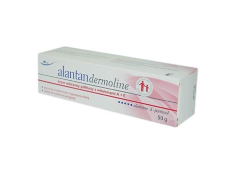 Creme Alantan Dermolina Semi Oleoso Com Vitaminas Ae 50g Unia