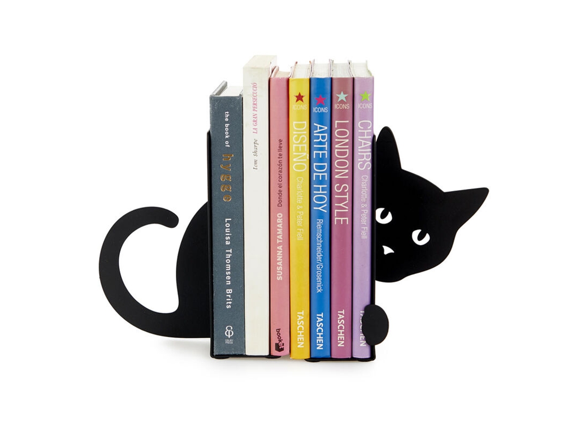 Suporte para livros gato preto BALVI
