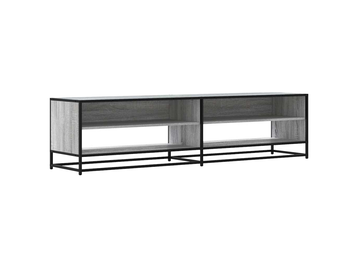 Tv Móvel em Madeira Cinzento Sonoma MAISON EXCLUSIVE (180,5x40x46 cm)