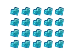 10Pcs Ornamentos de Unhas com Broca Azul Gelo Através Da Luz Da Lua NEVEANCE