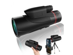 Telescópio Monocular Hd 12x50 Com Adaptador Para Smartphone E Tripé Aquaforge