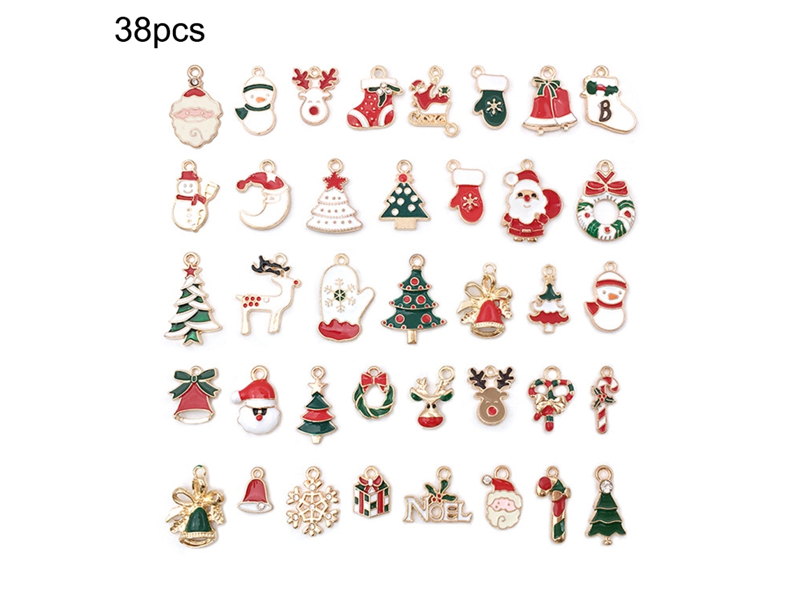 Laxiscreed Kit Com 38 Óleos Natal Em Gotas Para Bijuteria E Pendentes Diy