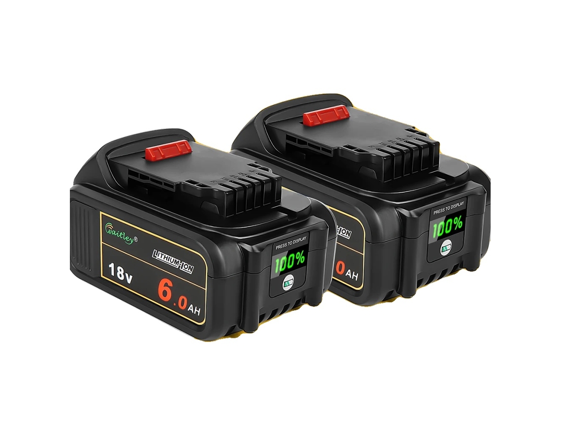 Pacote De Bateria Waitley 6ah, Taxa De Descarregamento De 8c, Display Digital,2 Pcs 6ah Bateria Oem