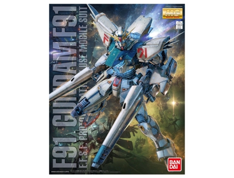 Mg 1/100 Gundam F91 Ver.2.0 Em BANDAI