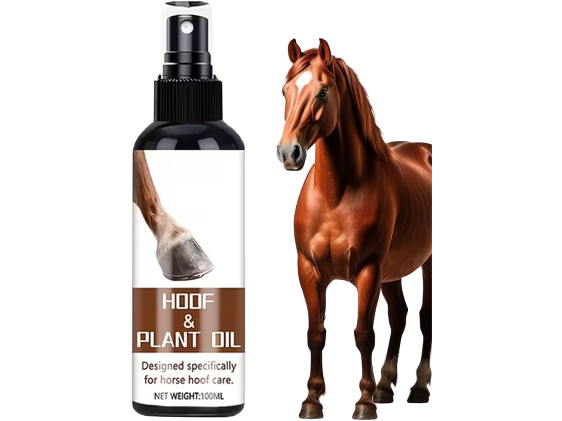 Óleo Em Spray Para Cuidados Com Cascos De Cavalos, Óleo Hidratante E Absorvente.