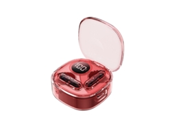 Fone de Ouvido Bluetooth Vermelho Instruções de Execução Sensíveis GODTVAGT