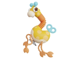 Primerox brinquedo de Corda para Puxar Girafa Silicone Brinquedo Sensorial Bebê Estimulação Tática