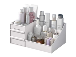Estante De Almacenamiento De Maquillaje Con Cajones Impermeable Y Diseño Chic Para Mesa De Baño 2025