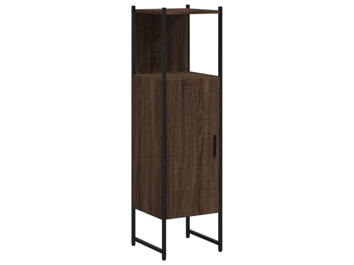 Bathroom Cabinet, Bathroom Cabinets Vidaxl Marrom Madeira Processada (n/a)