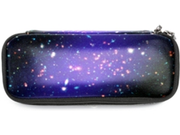 Porta-lápis Galáxia Estrela Distante, Organizador de Maquiagem de Grande Capacidade, Ideal para Escola e Mesa